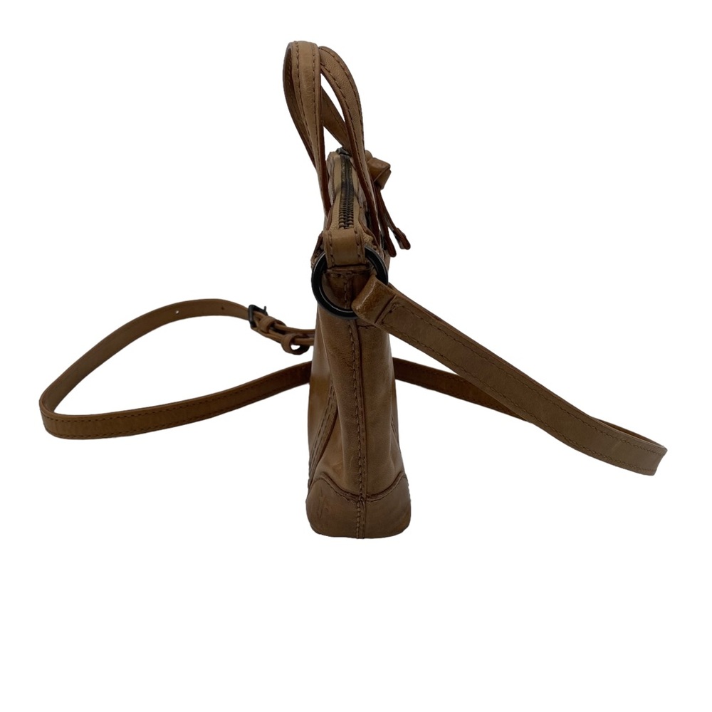 Frye Melissa Mini Shopper Cognac Small Crossbody Purse - Picture 2 of 14